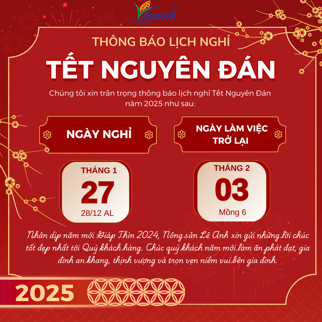 Thông báo nghỉ Tết Ất Tỵ